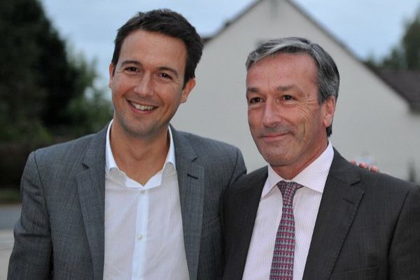 Guillaume Peltier (Les Républicains), colistier de Philippe Vigier (UDI), tête de liste de la droite et du centre