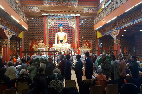 Le monastère du Bost situé à Biollet (63) a ouvert ses portes aux fidèles pour célébrer le nouvel an tibétain. 