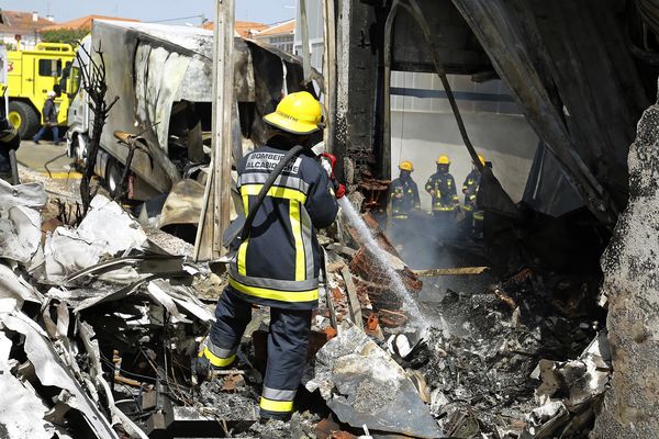 Crash d'un avion au Portugal 