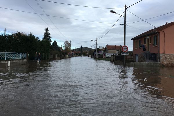 La commune de Brassac-les-Mines a été particulièrement touchée par ces inondations, ce week-end du 23 novembre.