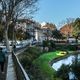 Perpignan en hiver avec le Canigou en arrière-plan - Illustration