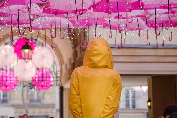 Parapluie vs ciré jaune