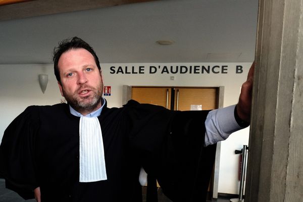 Maître Frédéric Berna au Palais de Justice de Besançon