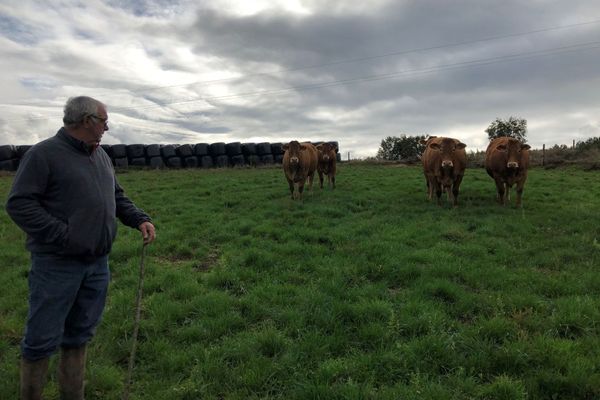 Alain Pimpin est éleveur bovin à Beynac. En 51 ans de métier, il n’a jamais loupé une édition du salon de l’agriculture.