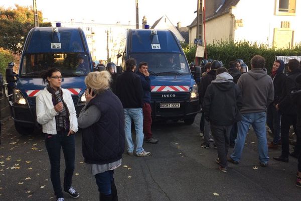 La zone de l'opération dans le quartier du Forestou était inaccessible aux militants