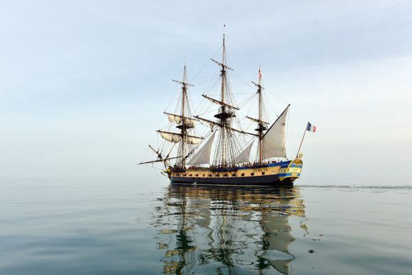 L'Hermione partira ce samedi 18 avril pour les Etats-Unis.