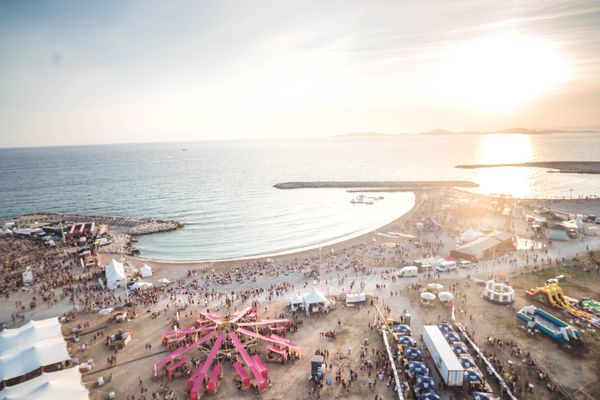 Les plages du Prado à Marseille aux couleurs du Delta Festival.