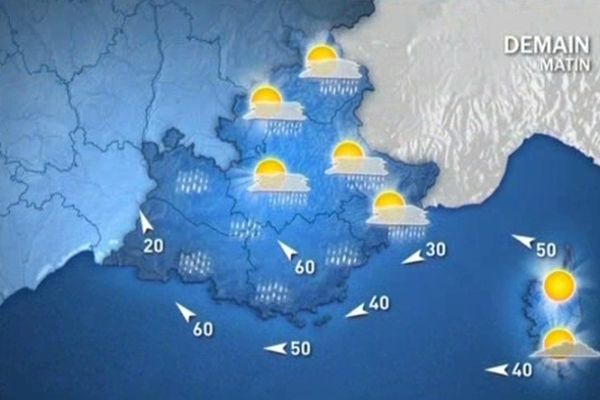 La météo sur la Côte d'Azur du mardi 30 avril