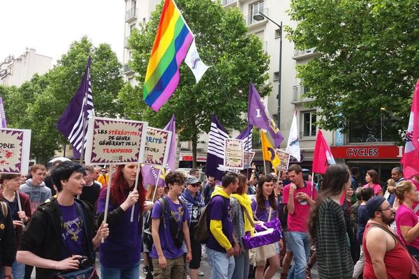 La Marche des Fiertés est partie en début d'après-midi du centre de Rennes.