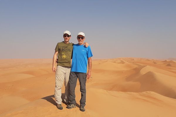 Gérard et Mathieu Gatimel partiront pour Oman fin novembre ou début décembre pour leur dernière grande aventure entre père et fils.