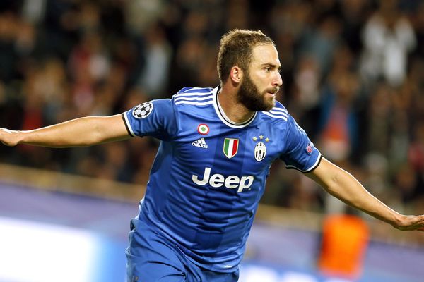 Gonzalo Higuan de la Juventus de Turin ce mercredi soir à Monaco