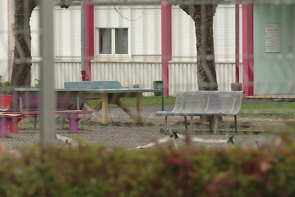 La cité scolaire de Delle où un enseignant a été mis en examen.