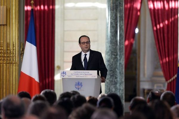 François Hollande face à la presse pour la 5e fois de son quinquennat.