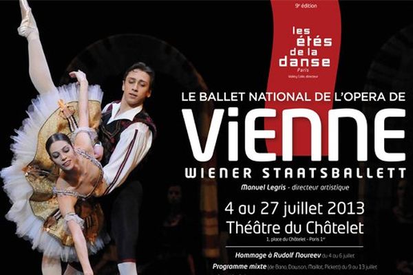 Le Ballet National de l'Opéra de Vienne au théâtre du Chatelet du 4 au 27 juillet 2013