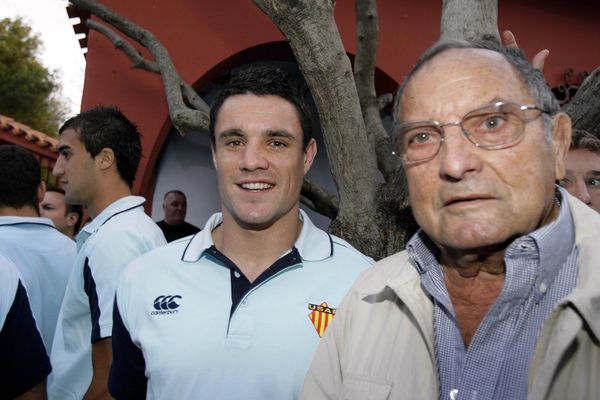 André Sanac aux côtés de Dan Carter - Juin 2009