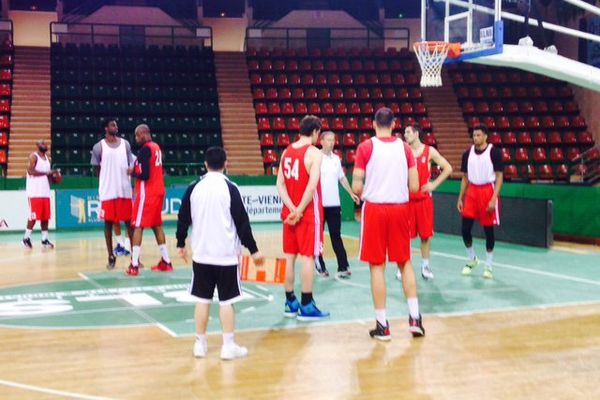 Dernier entraînement avant le match 4