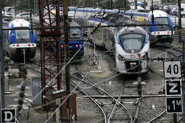 Image d'illustration. Les trains régionaux vont également être touchés par la grève le 3 décembre 2022. Mais dans une moindre mesure.