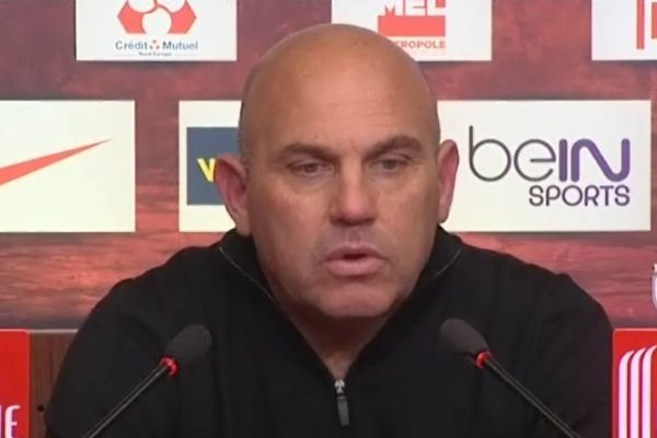 Frédéric Antonetti, nouvel entraîneur du LOSC, a été présenté à la presse mardi 24 novembre.