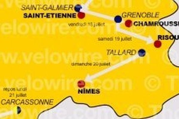 Les 19 et 20 juillet le tour de France passera dans la région.