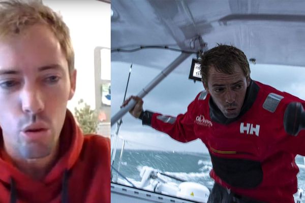 Thomas Ruyant, skipper dunkerquois, vainqueur de la route du rhum, confiné à Lorient témoigne