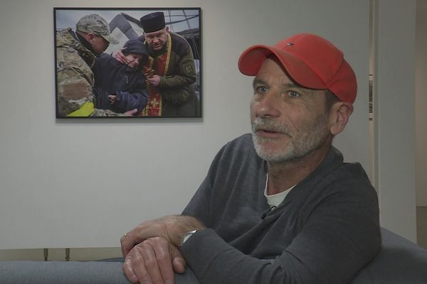 Eric Bouvet, photojournaliste et correspondant de guerre, a passé trois mois en Ukraine lors de l'invasion russe, en février 2022.