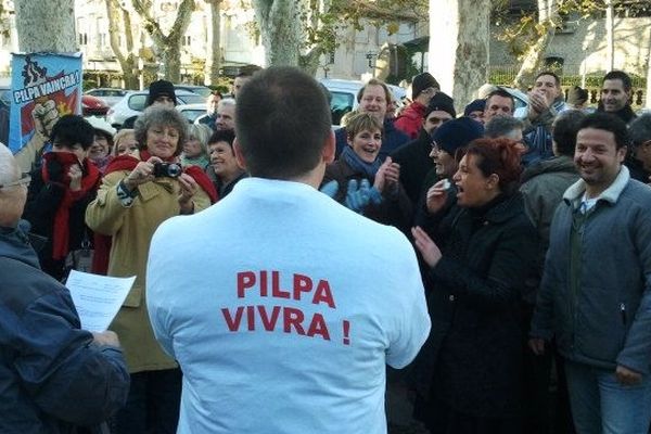 La joie des salariés de Pilpa à l'annonce de la décision du tribunal