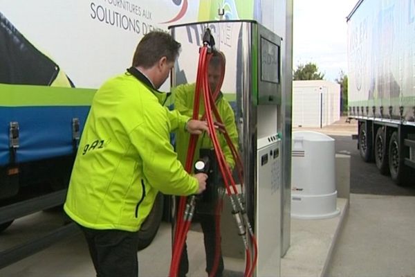 Une nouvelle station de Gaz naturel pour véhicules (GNV) a été inaugurée mardi 11 octobre 2016 à Digoin (Saône-et-Loire).