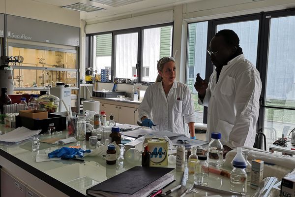 Jean-Jacques Youte a remporté une précédente édition du New Deal organisé par le Biopole Clermont Limagne. Avec son associée, Audrey Serre, il prépare un nouveau médicament contre le cancer. 