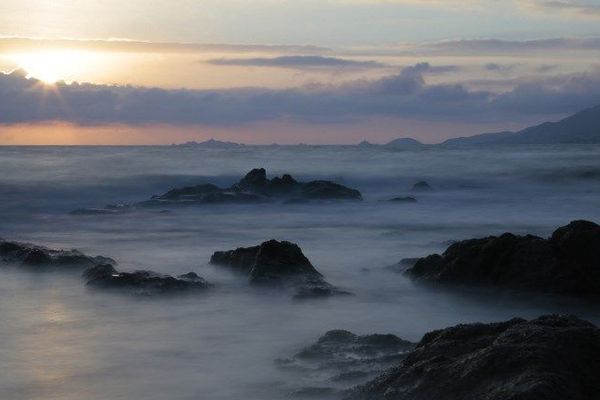 Une vue de Grosseto-Prugna en Corse-du-Sud, 22 février 2017.