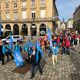 Manifestation des fonctionnaires du mardi 19 mars 2024 à Reims : le cortège se rend vers la sous-préfecture.