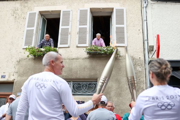 Relais de la flamme des Jeux Olympiques de Paris 2024, en Indre