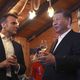 Les deux présidents Emmanuel Macron et Xi Jinping à l'étape du berger, au sommet du Tourmalet.