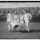 Richard Norris Williams (à l'extrême-droite), photographié lors de l'édition 1922 de la Coupe Davis (alors nommée Défi international de tennis sur gazon).