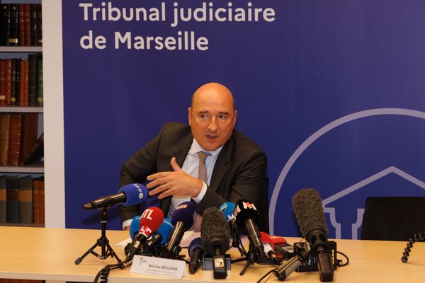 Le procureur de la République de Marseille Nicolas Bessone le 30 octobre à Marseille.