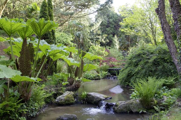 Jardin hommage à Jacques Prévert à Saint-Germain-des-Vaux (Manche)