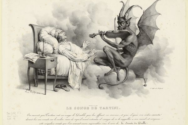 "Le songe de Tartini" de Louis-Léopold Boilly - 1824