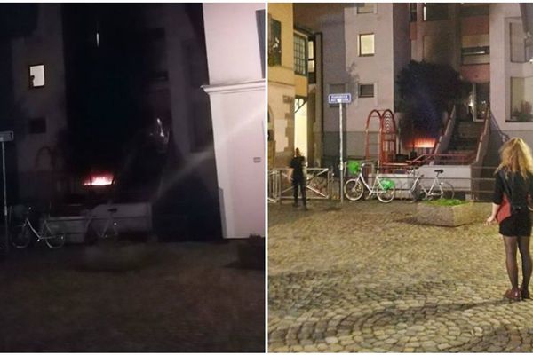 Un véhicule a pris feu dans un parking sous-terrain, place des Moulins à Strasbourg