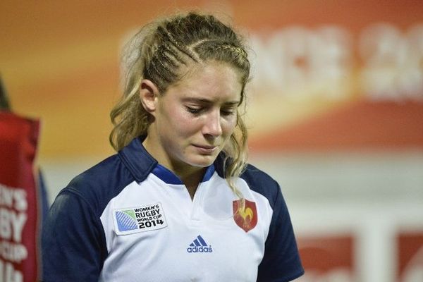 La déception de Marjorie Mayans après la défaite des bleues face au canada