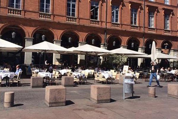 La place du Capitole à Toulouse, ce mardi après-midi