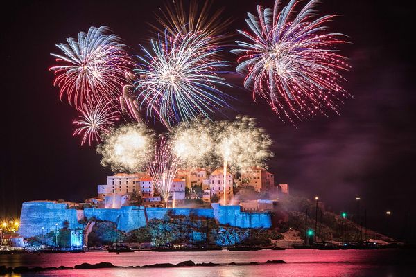 ILLUSTRATION- Les feux d'artifice risquent d'être annulés dans tout la Corse en raison des vent forts.