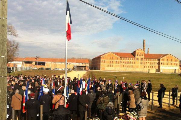 Cérémonie en mémoire des victimes de la Shoah aux Milles.