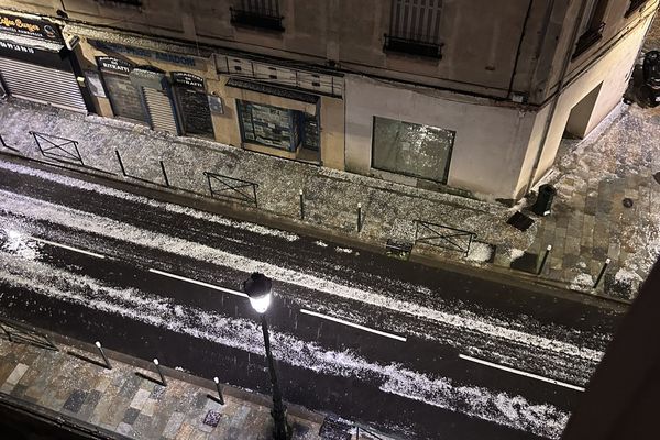 Une tempête de grêle a traversé la région bastiaise dans la soirée du jeudi 13 mars.