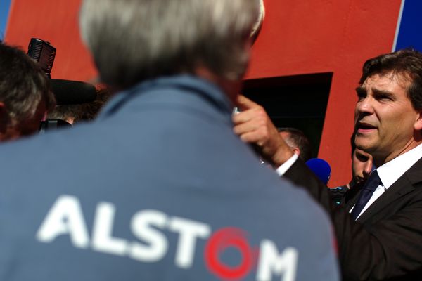 Arnaud Montebourg était venu à Alstom Belfort en 2011 lorsqu'il était ministre de l'économie 