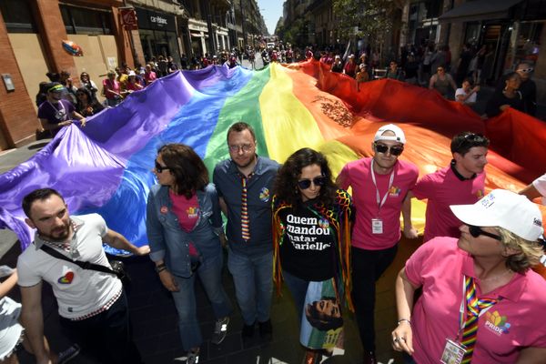 La dernière Marche des Fiertés à Toulouse en Haute-Garonne.