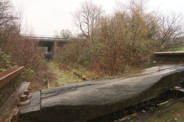 Depuis la coulée de boue qui a détruit une portion de la voie à Sainte-Sève en 2018, la ligne TER Morlaix-Roscoff est à l'arrêt