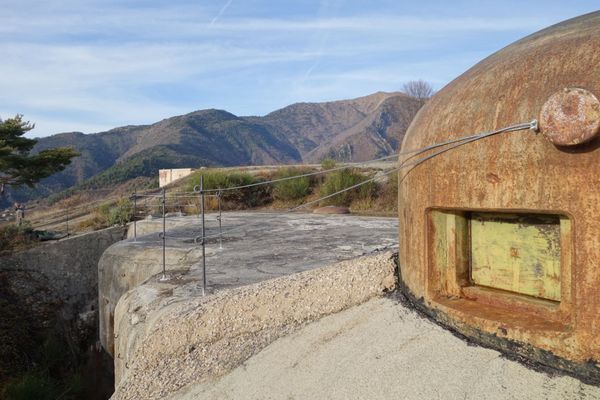 Fort Maginot du Mont Agaisen, Sospel, 29 décembre 2021.