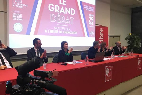 Montpellier - le grand débat des Municipales à la faculté de droit - 29 janvier 2020.