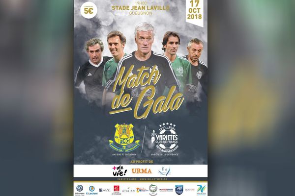 Le match de gala entre le Variétés Club de France et les anciens du FC Gueugnon sera retransmis en intégralité sur notre site.