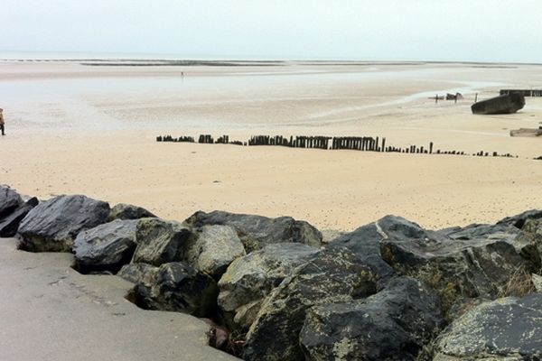 Le bassin ostréicole de Meuvaines, près d'Asnelles, couvre une superficie de 75 hectares et emploie une centaine de personnes