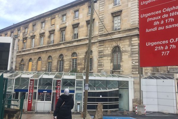 Les urgences de l'hôpital Lariboisière, à Paris. 